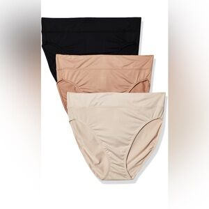 Warner's womens Allover Breathable Microfiber Hi-cut Panty Cotton Sz XL